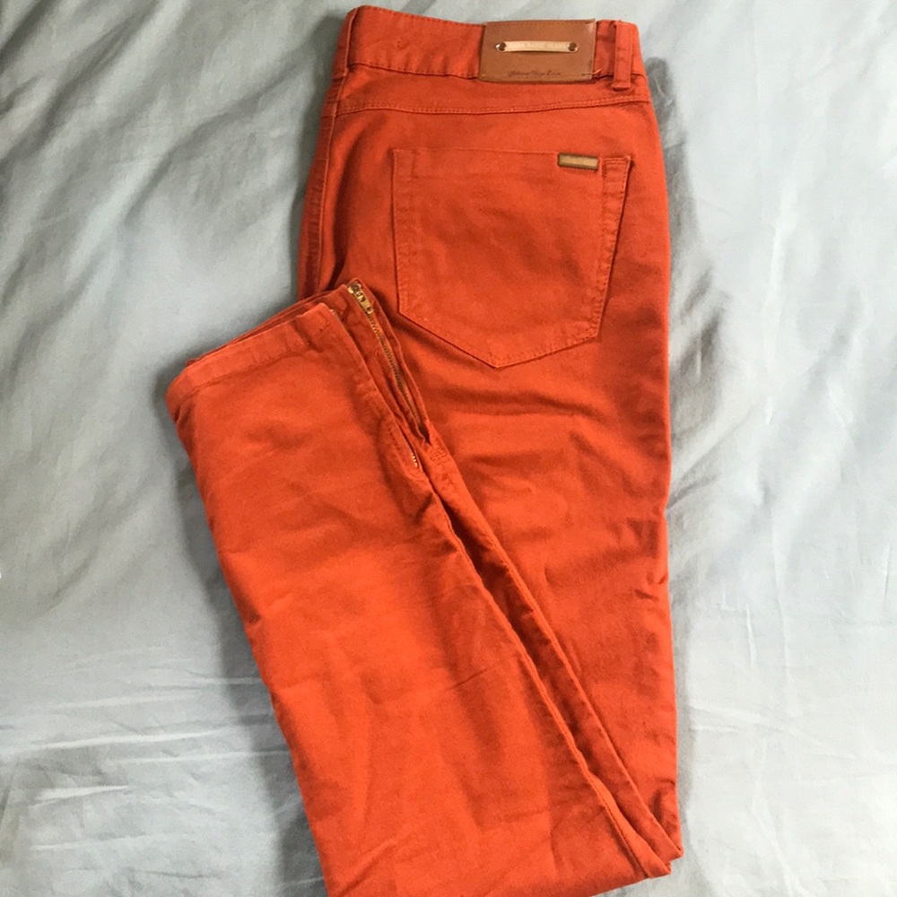 Zara basic jeans orange